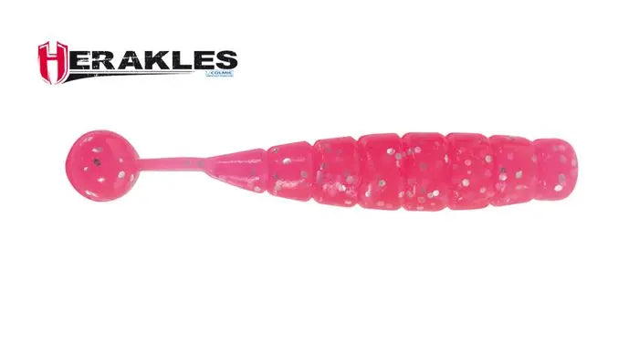 Herakles Soccer Shad 6cm Silver Pink