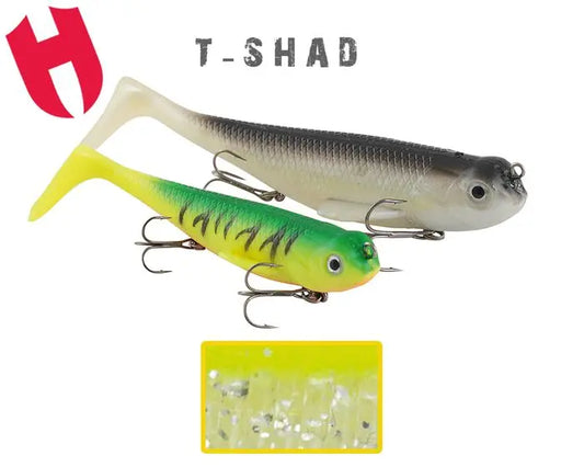 Herakles T-shad 12cm Chartreuse Bloody