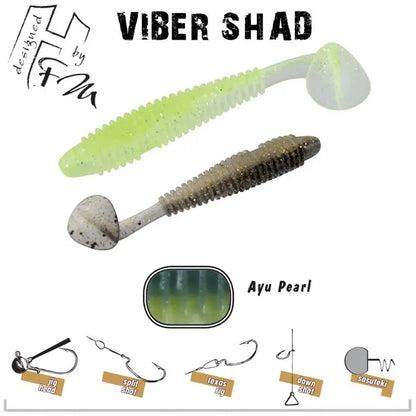 Herakles Viber Shad 3 7.6cm Ayu Pearl