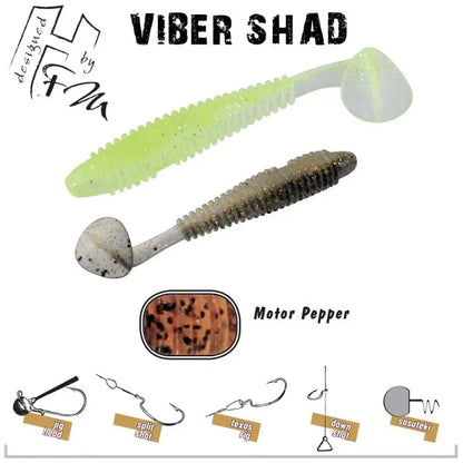 Herakles Viber Shad 3.8 9.7cm Motor Pepper