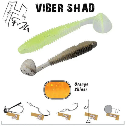 Herakles Viber Shad 3.8 9.7cm Orange Shiner