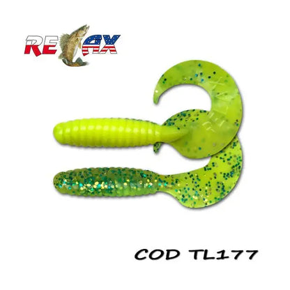Naluca Soft Relax Twister 9cm Laminat Relax(4buc/Plic) : Culoare - Tl177