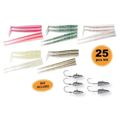 Shad Savage Gear SANDEEL KIT 10P11CM 16P22G S MIX 1 buc.