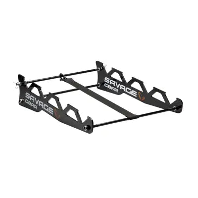 Vobler Savage Gear BELLY BOAT ROD STATION BLACK 4 RODS