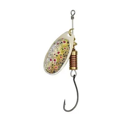 Lingurita Rotativa Dam Singlehook Spinner 1 3g S Brown Trout
