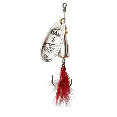 Lingurita Rotativa Dam Executor Dressed Spinner 3 6g S Silver