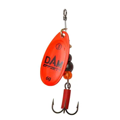 Lingurita Rotativa Dam Fluo Spinner 5 12g Sinking Red
