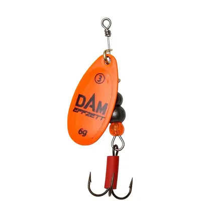 Lingurita Rotativa Dam Fluo Spinner 3 6g Sinking Orange