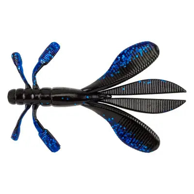 Naluci Soft Berkley Pbbmb4-Bsaph Pb Mantis Bug 4in Blk Sphr