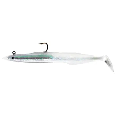 Naluci Soft Berkley Mounted Sandeels 10cm White