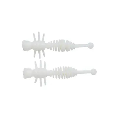 Naluci Soft Berkley Pwrbt Pwr Larvae 55mm Milky White