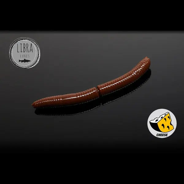 Naluca Soft Naluca Pastrav Fatty D'worm Tournament 55mm *(12) Libra Lures : Culoare - 038 Brown