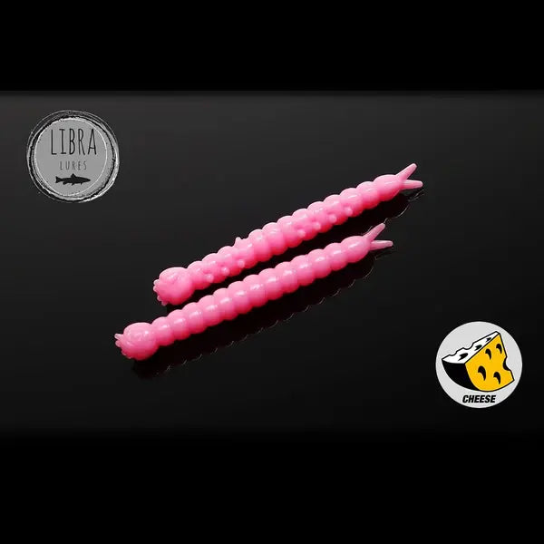 Naluca Soft Naluca Pastrav Libra Worm Slight 3.8cm : Culoare - 017 Bubble Gum