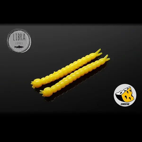 Naluca Soft Naluca Pastrav Libra Worm Slight 3.8cm : Culoare - 007 Yellow