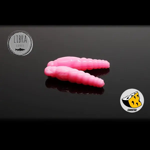 Naluca Soft Naluca Pastrav Largo Slim Worm 3.4cm Libra Lures : Culoare - 017 Bubble Gum