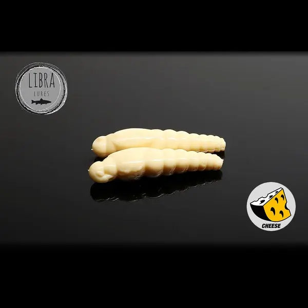 Naluca Soft Naluca Pastrav Largo Slim Worm 3.4cm Libra Lures : Culoare - 005 Cheese