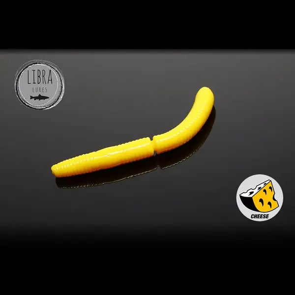 Naluca Soft Naluca Pastrav Fatty D' Worm 7,5cm Libra Lures : Culoare - 007 Yellow