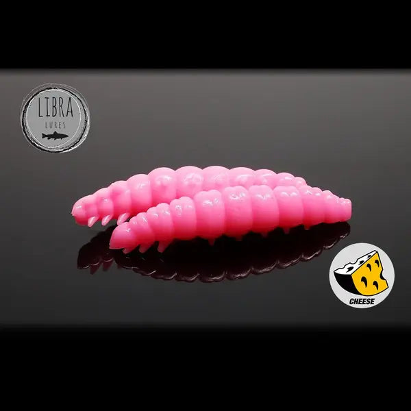 Naluca Soft Naluca Pastrav Larva Worm 3.5cm Libra Lures : Culoare - 017 Bubble Gum