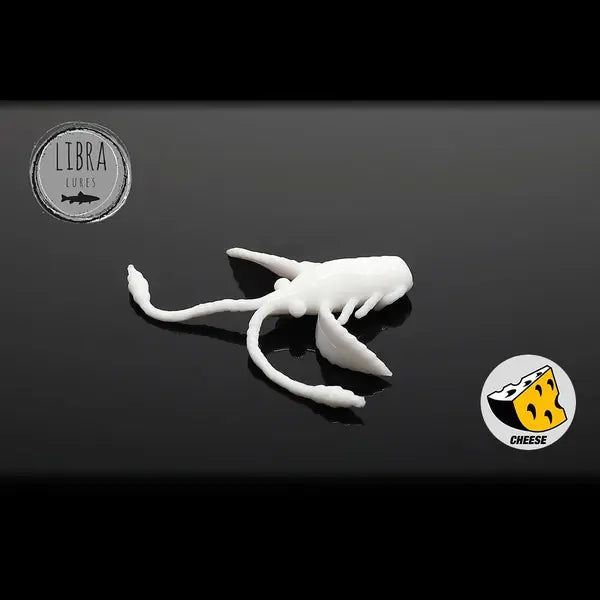 Naluca Soft Naluca Pastrav Pro Nymph 1.8cm Libra Lures : Culoare - 001 White