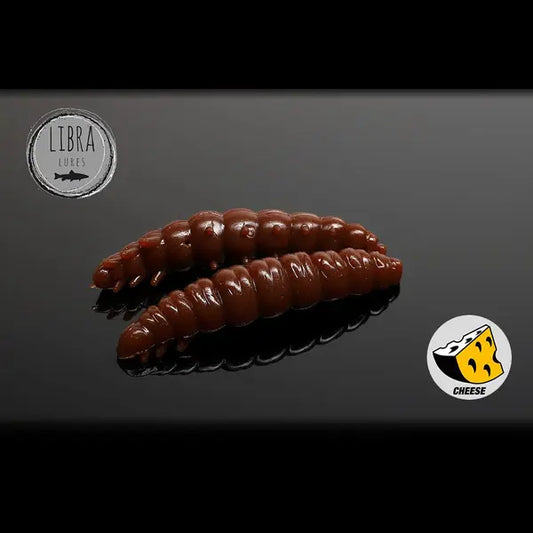 Naluca Soft Naluca Pastrav Larva Worm 3cm Libra Lures : Culoare - 038 Brown