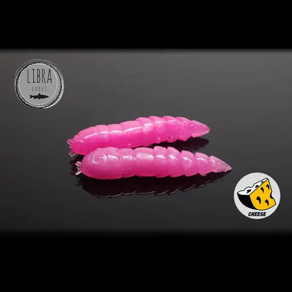 Naluca Soft Naluca Pastrav Kukolka Worm 4.2cm Libra Lures : Culoare - 018 Pink Pearl