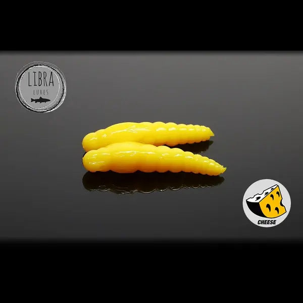 Naluca Soft Naluca Pastrav Largo Slim Worm 2.8cm Libra Lures : Culoare - 007 Yellow