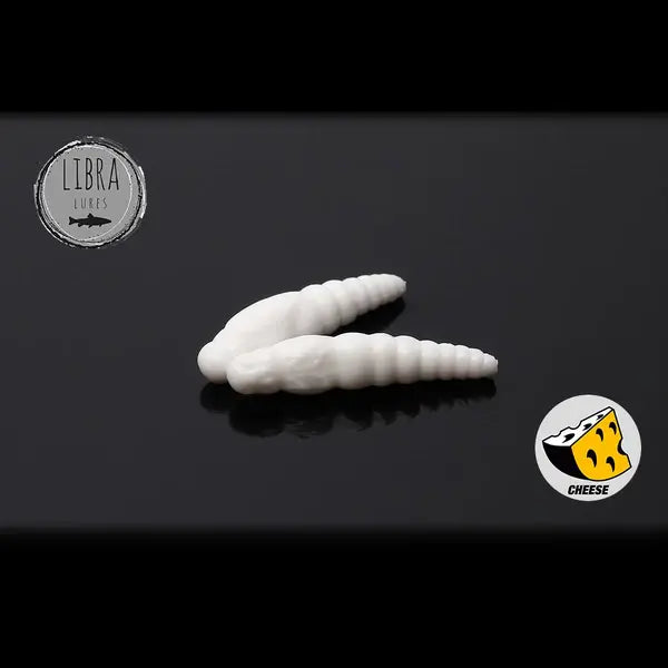 Naluca Soft Naluca Pastrav Largo Slim Worm 2.8cm Libra Lures : Culoare - 001 White