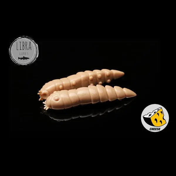 Naluca Soft Naluca Pastrav Kukolka Worm 2.7cm Libra Lures : Culoare - 035-Pellet