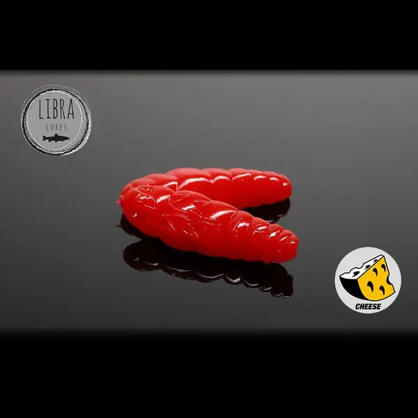Naluca Soft Naluca Pastrav Largo Worm 3cm Libra Lures : Culoare - 021 Red
