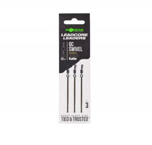 Korda Mont. Kable Qc Swivel 50cm Gravel