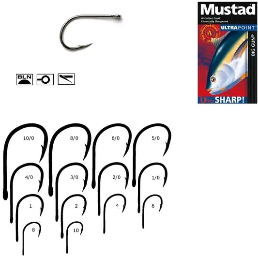 Mustad Cirlig Negru.ni Pentru Crap .