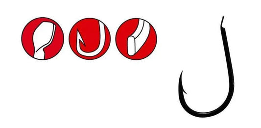 Gamakatsu Carlig Powercarp Black 15buc/Pl