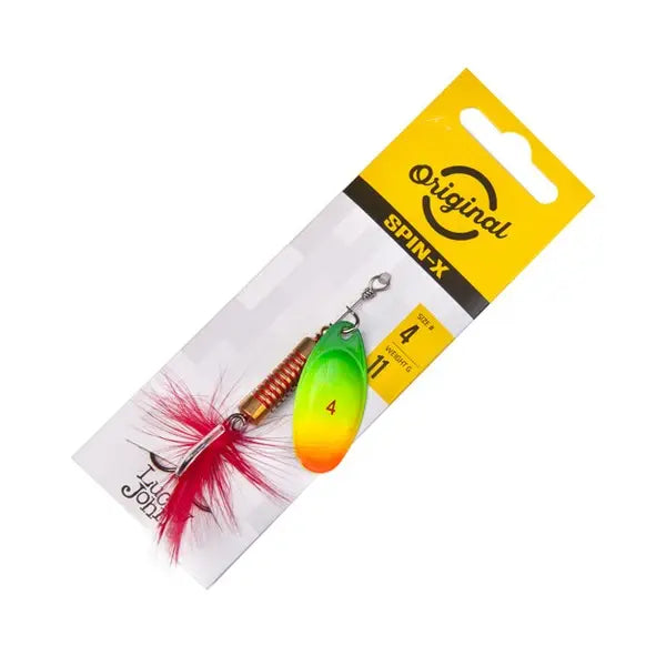 Lingurita Rotativa Rotativa Lucky John Spin X Round Nr.4 - 11gr : Culoare - Ft - Fire Tiger
