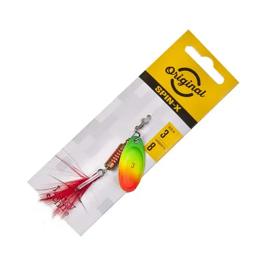 Lingurita Rotativa Rotativa Lucky John Spin X Round Nr.3 - 8gr : Culoare - Ft - Fire Tiger