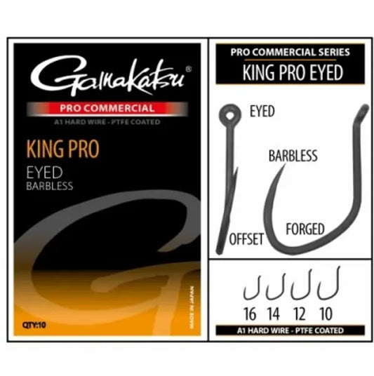 Gamakatsu Carlig Coars Pro-C King Pro Eyed 10buc/Pl