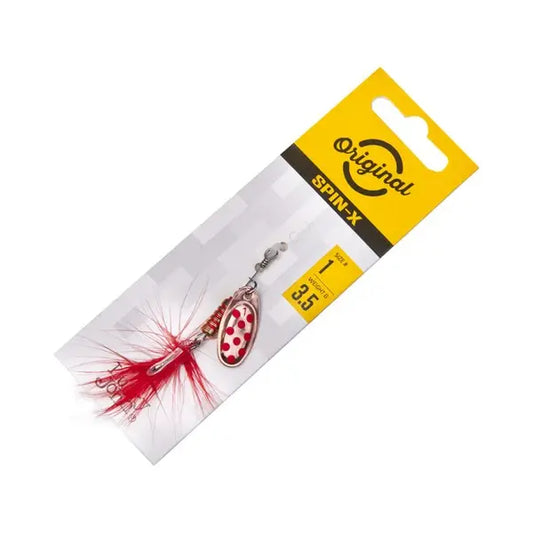 Lingurita Rotativa Rotativa Lucky John Spin X Round Nr.1 - 3.5gr : Culoare - Cr