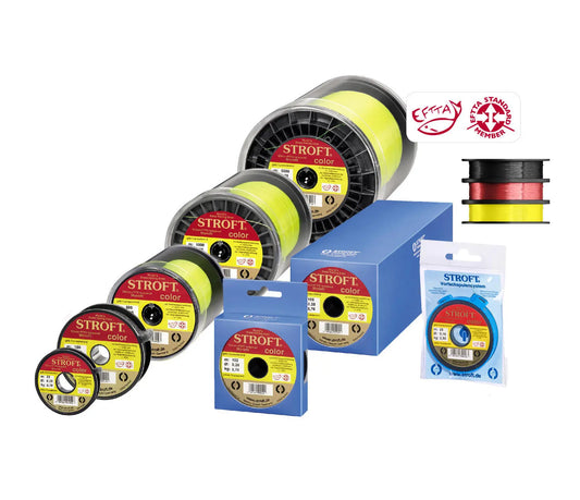 Fir Monofilamnet Stroft Fir Color Galben Fluo 028mm/6,7kg/1000m