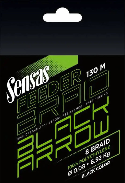 Fir Textil Sensas Fir Black Arrow 8braid Black 008mm/6,9kg/130m