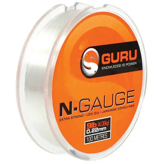 Fir Monofilamnet Guru Fir N-Gauge 0,15mm.5lb.100m