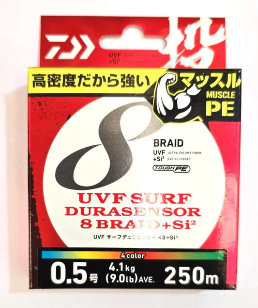 Fir Textil Daiwa Uvf Surf Dura Sensor 5 Colors X8 050mm/250m