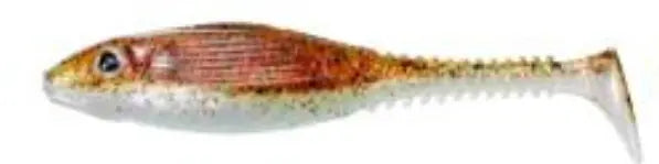 Sensas Soft Bait Gunki Grubby Shad 6 Brn Sug.gr.&amp;red Fl