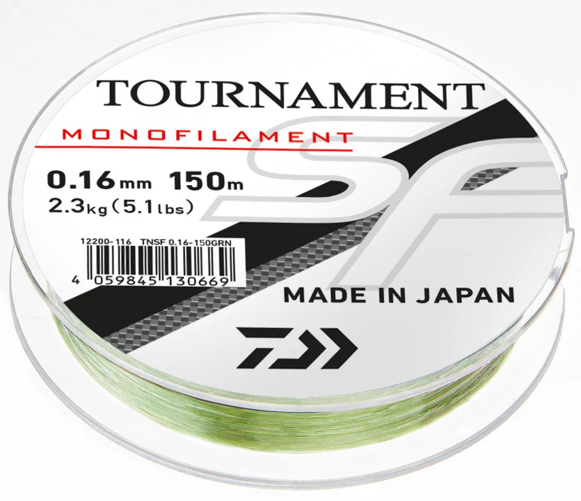 Fir Monofilament Daiwa Tournament Sf 0,18mm/2,9kg/300m Green