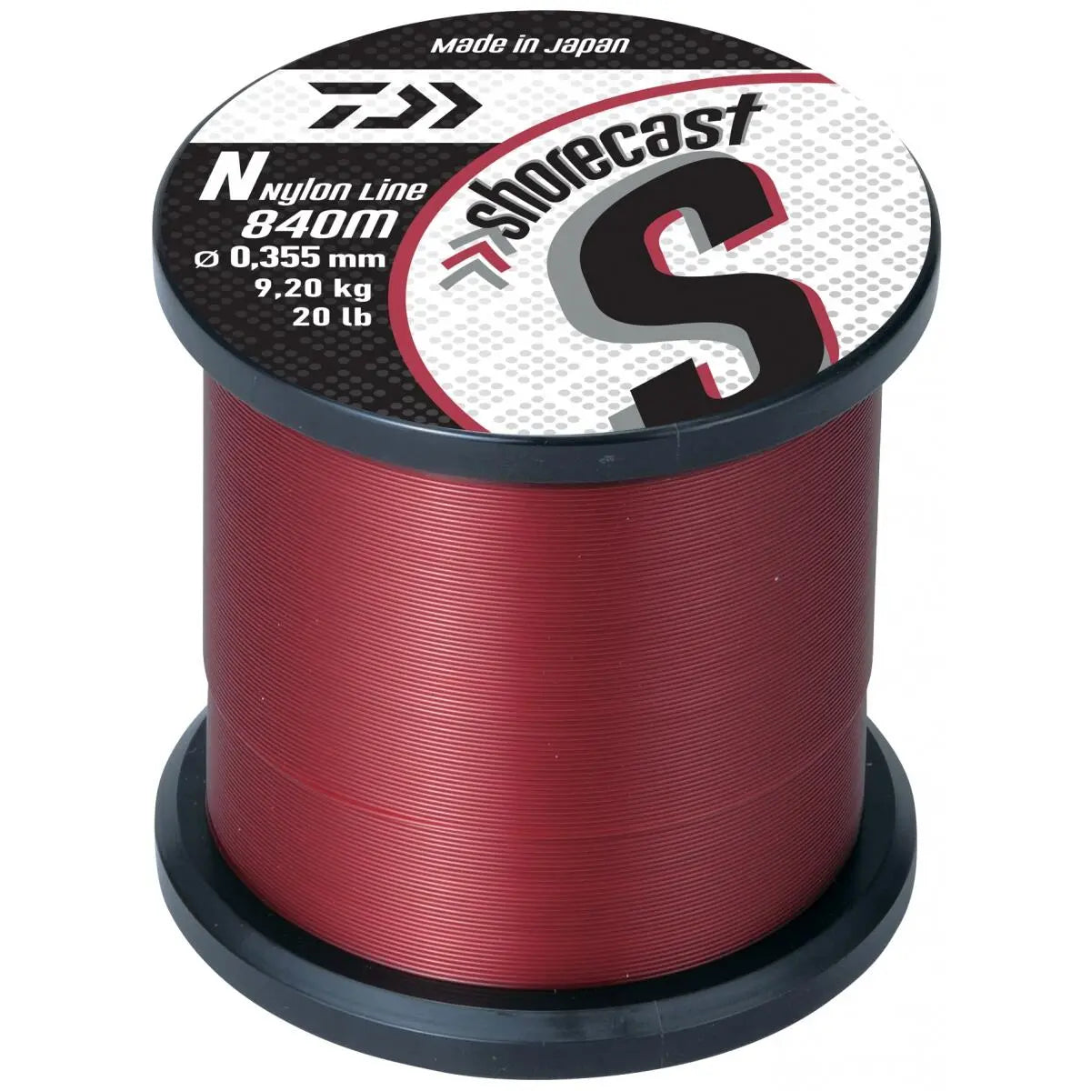 Fir Monofilament Daiwa Fir Mono Red Shorecast 028mm/5.66kg/1540m