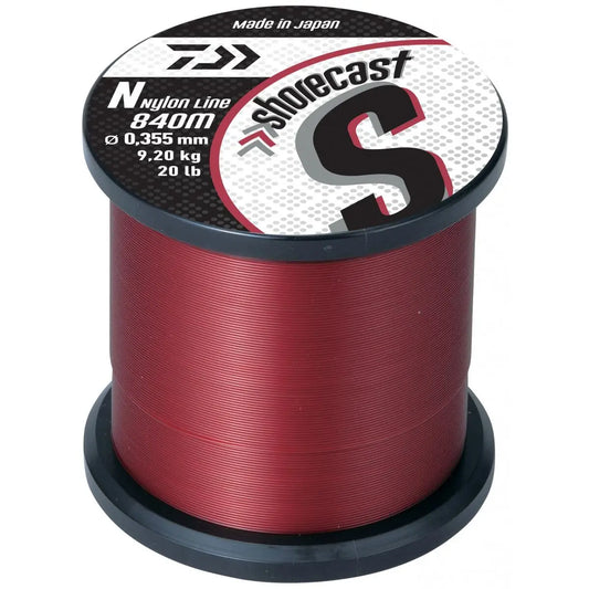 Fir Monofilament Daiwa Fir Mono Red Shorecast 028mm/5.66kg/1540m