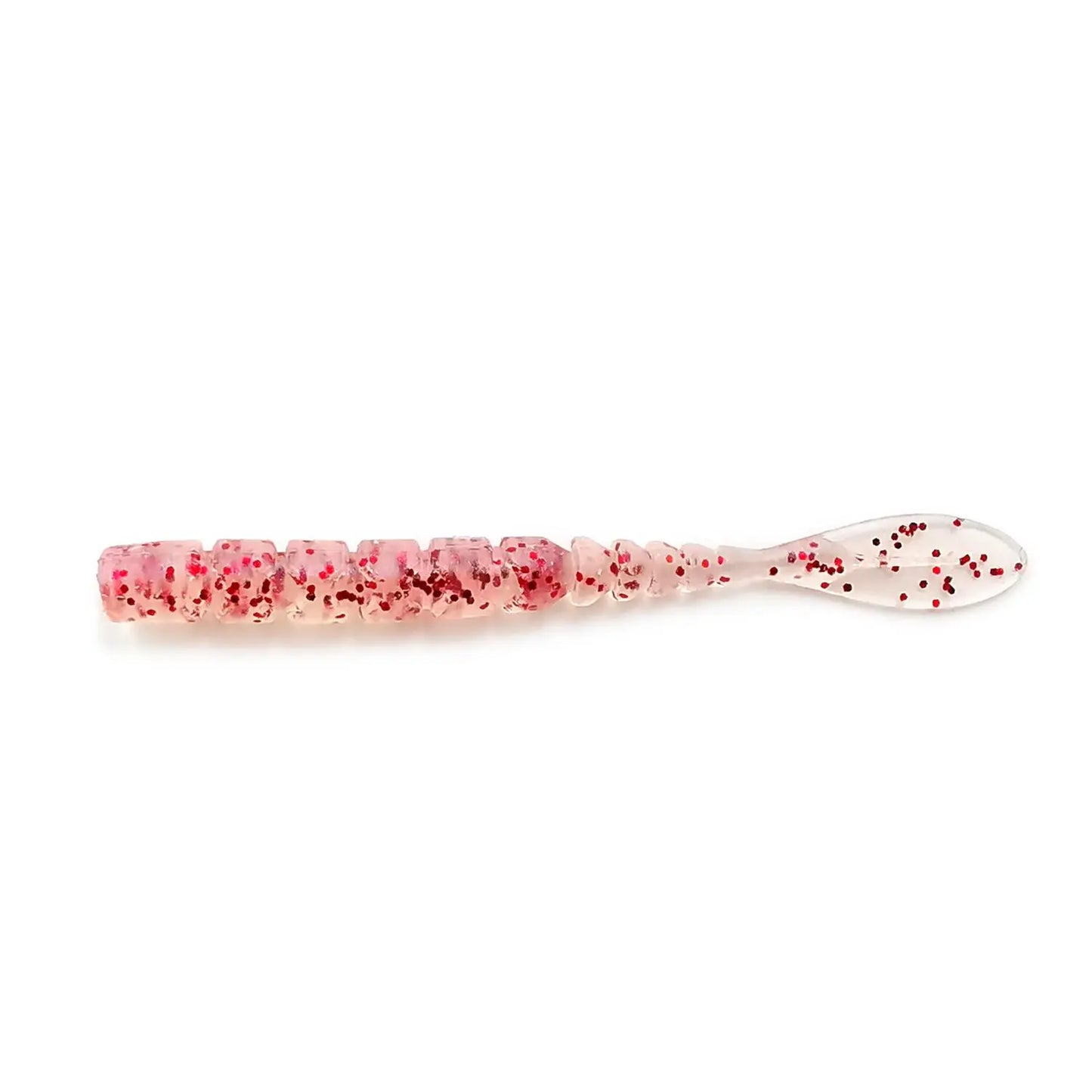 Mustad Naluca Aji Micro Fla 5cm Clear Red Glitter
