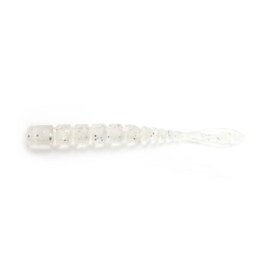 Mustad Naluca Aji Micro Fla 5cm Clear Rainbow Glitter