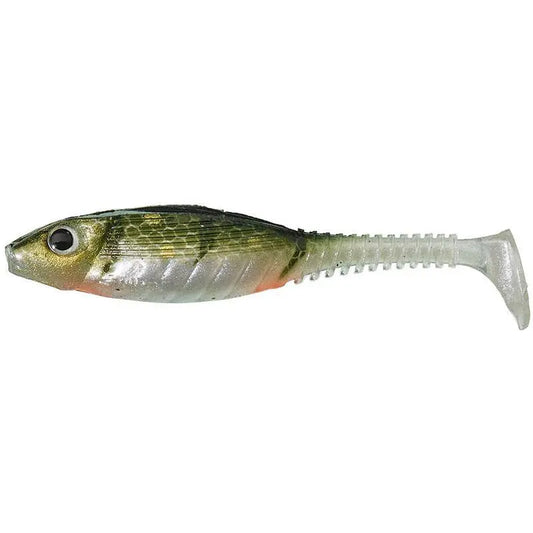 Sensas Gunki Grubby Shad 8,5cm Green Perch 6buc/Pl