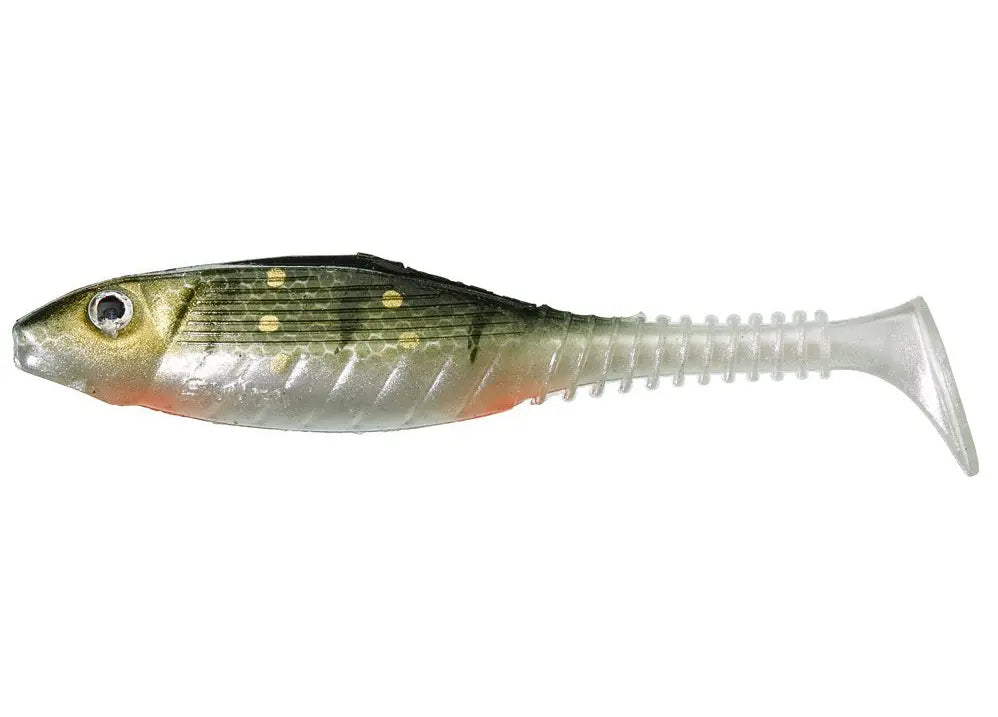 Sensas Gunki Grubby Shad 6cm Green Perch 10buc/Pl