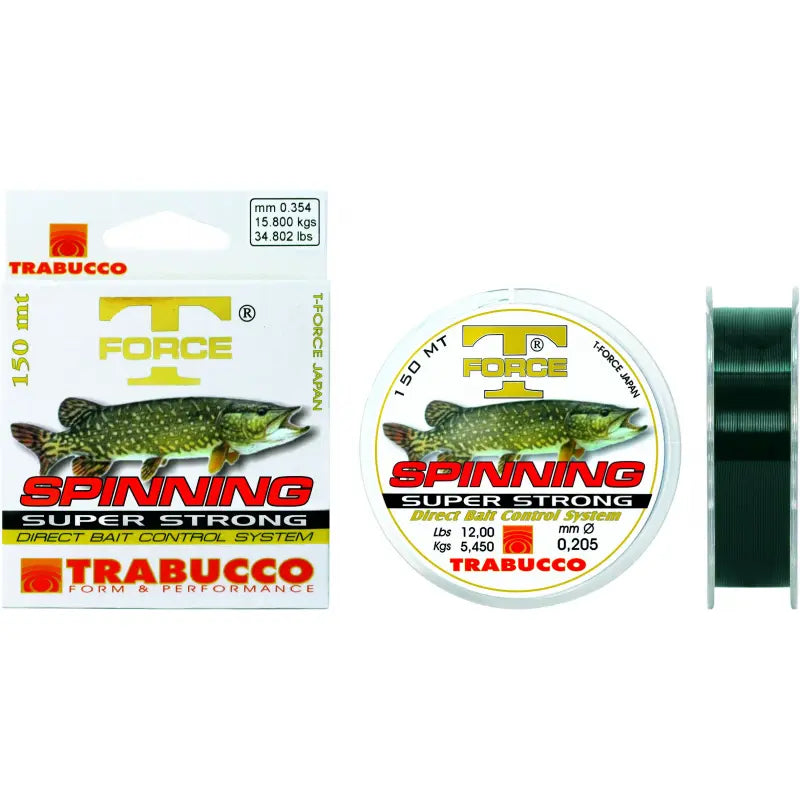 Fir Monofilament Trabucco Fir T-Force Spin Pike 022mm/6,95kg/150m