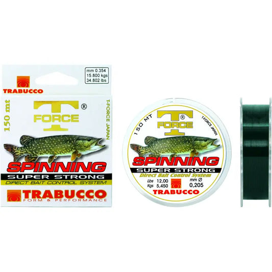 Fir Monofilament Trabucco Fir T-Force Spin Pike 020mm/5,45kg/150m